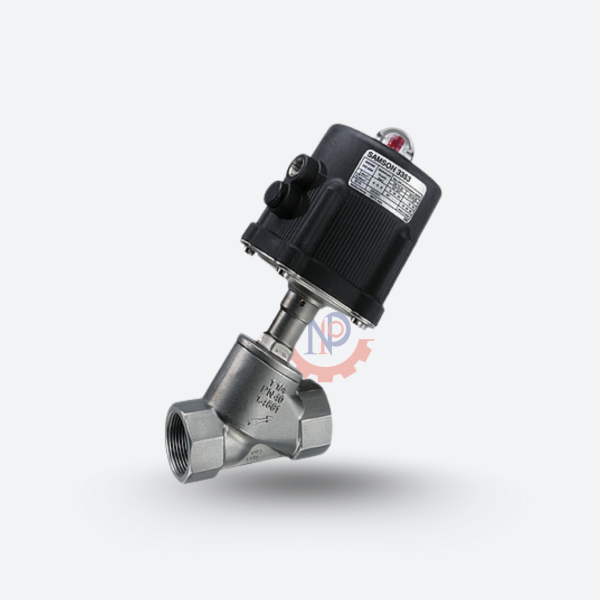 شیر زاویه‌ای Type 3353 سامسون | شیر پنوماتیک صنعتی On/Off