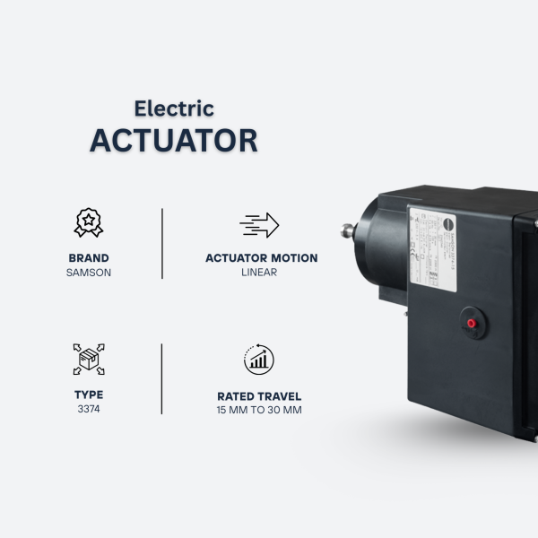 Samson type 3374 electric actuator INFORMATION 600x600